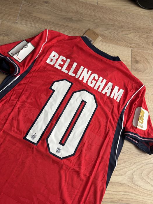 Tricou de fotbal nike nationala Angliei England Jude Bellingham marime M nou patchuri wolrd cup 2026