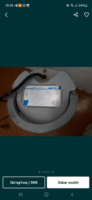 Suz nasosi olingan lekin ishlatilmagan yaxshi saqlangan