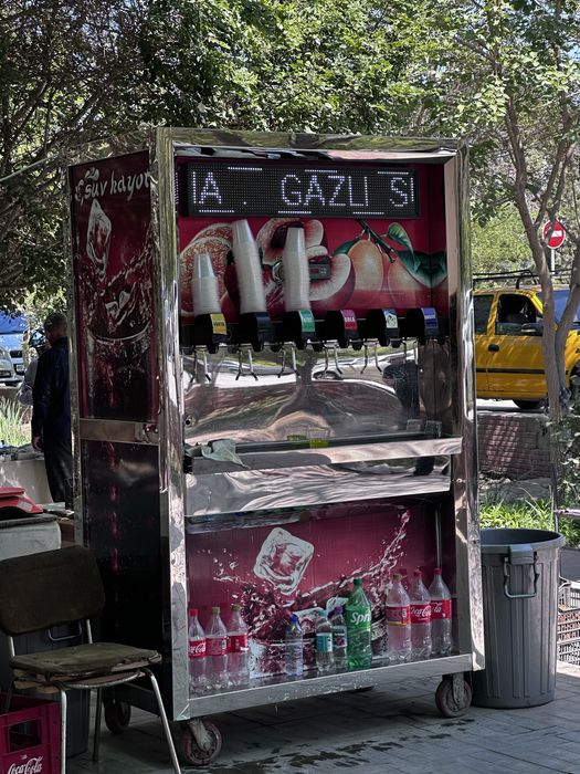 Gazvada Aparat yahna ichimliklar sotush uchun yaxshi biznes