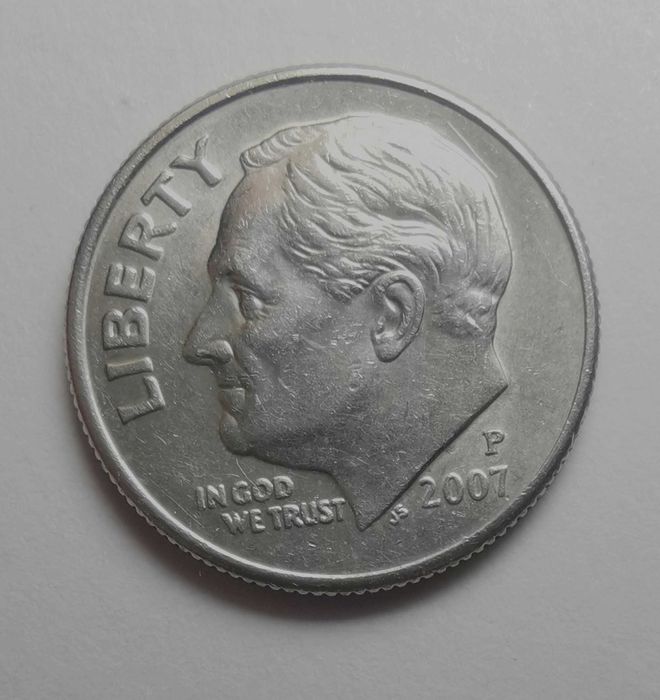 Монета США Рузвельта 2 штуки