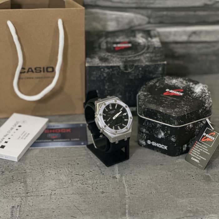 Ceas Casio G-Shock AP Mod Black X Silver