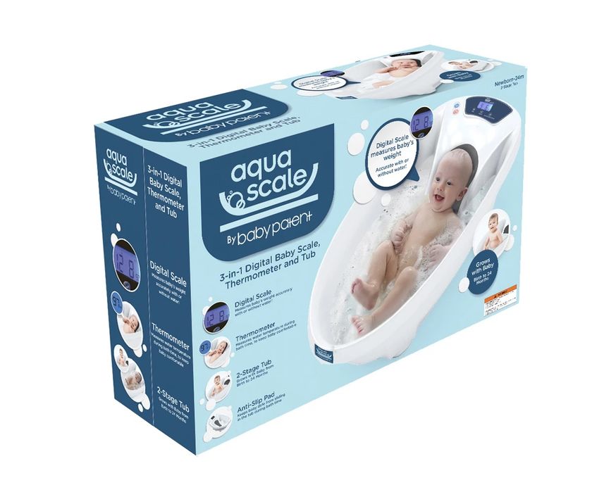 Бебешка вана със стойка Aqua scale
