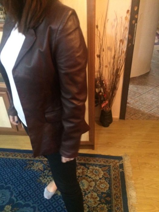 Jacketa Piele Dama NOUA, de calitate, XS - inaltime 1.6-1,7m / 50-55kg