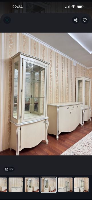 Шкаф-витрина «Луиза» — стиль и уют в вашем доме