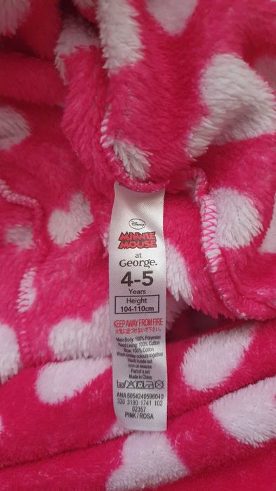 Оригинален детски цял поларен гащеризон на Disney - Miney Mouse !