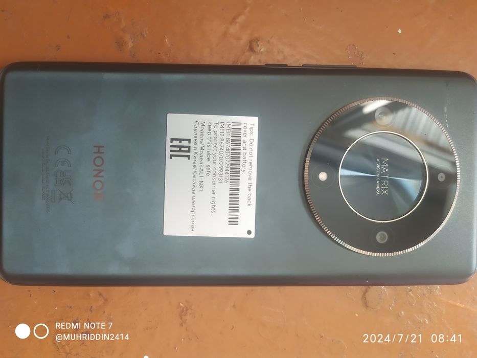 Honor x9b 12+8 256 talik