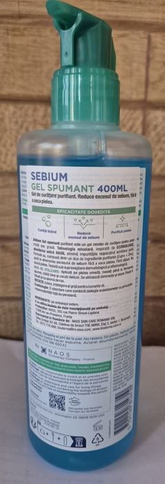 Gel spumant purifiant Sebium, 400 ml, Bioderma