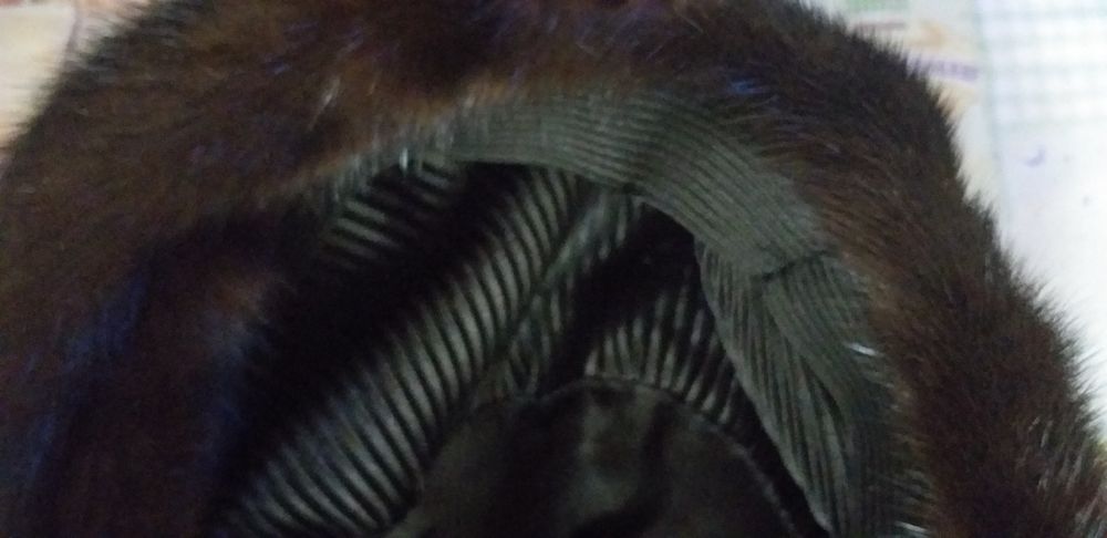 Норковая шапка"берет"