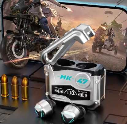 MK47 Căști Bluetooth în ureche pentru jocuri