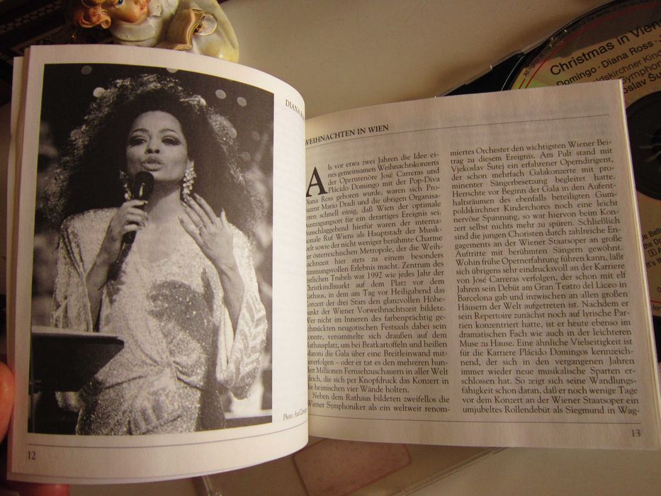 cd Diana Ross,Natalie Cole,Carreras,Placido Domingo'90 muzica Craciun