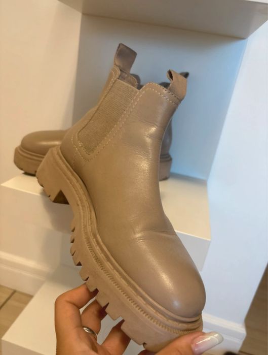 Ghete piele naturala H&M 39