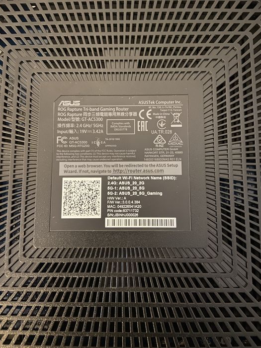 Router Gaming ROG RAPTURE GT-AC5300