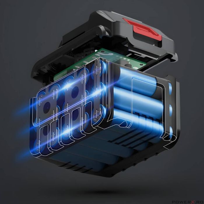 Pistol de spalat cu presiune, pe acumulator, furtun 5m, Kraft