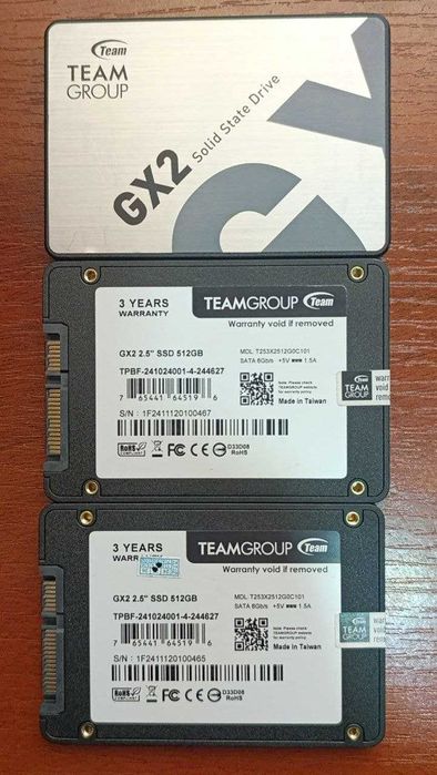 Ssd 512Gb TeamGroup yaxshi holatda! 100% 100%