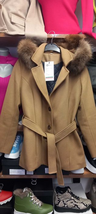 Дамско палто вълна и кашмир