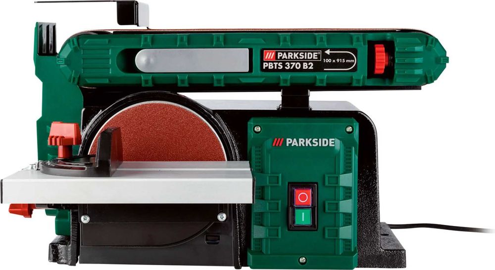Лентов и дисков шлайф Parkside PBTS 370 B2 370 W Парксайд