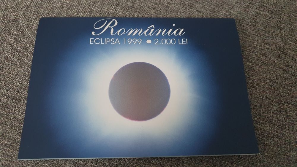 Bancnota 2000 lei eclipsa seria 001A023xxxxx