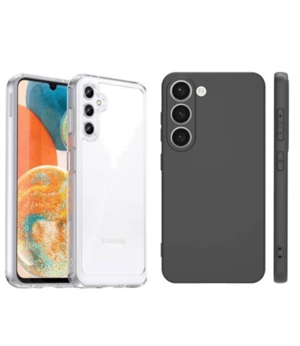 Samsung A32/A33/A23/A25/A15/A05/A16/A36/A56 Husa Silicon Neagra /Clara