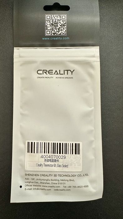 Creality Ender 3 нагревател и термистор