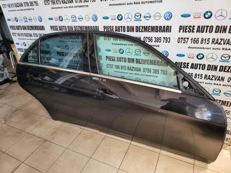 Usa Portiera Dreapta Fata Spate Mercedes E Class W212 Facelift Negre Livram Oriunde