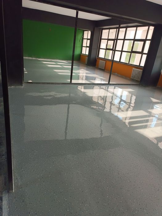 Полимерный пол краска для бетон