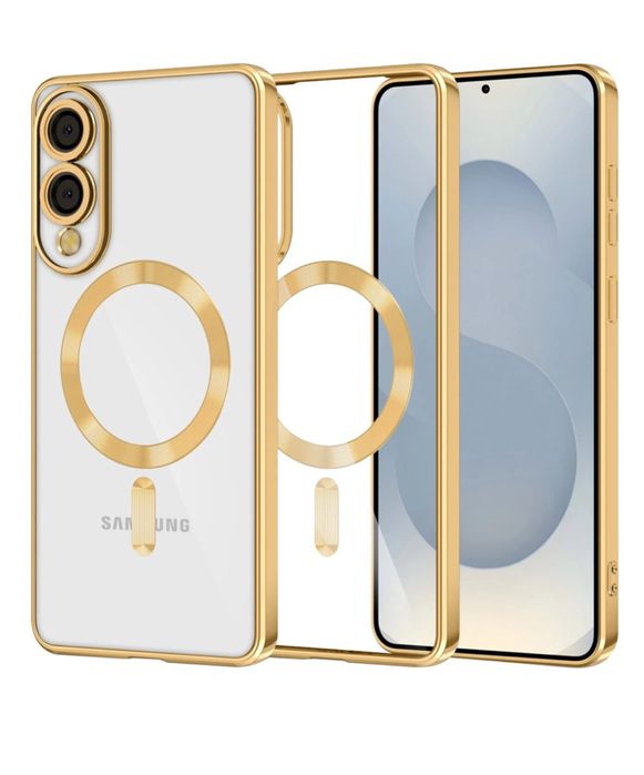 Husa Magnetica Luxury Camera Safe Folie Sticla - Samsung S25 EDGE