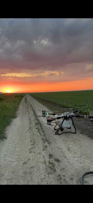 Servicii cu drona agricola DJI T100