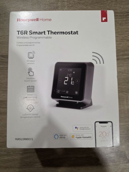 Безжичен смарт термостат Honeywell Home T6R (Y6R910RW8021)