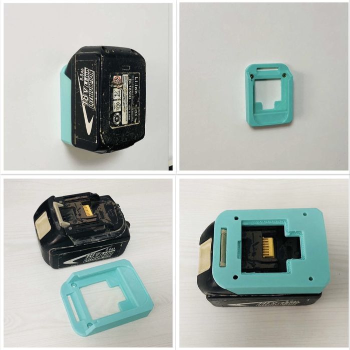 Suport organizare acumuator Milwaukee Bosch Dewalt Makita Parkside