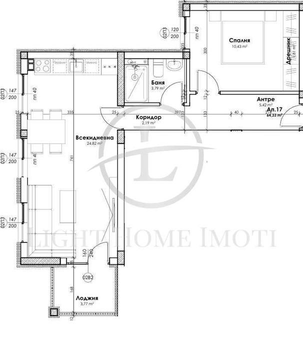 Продава се Двустаен апартамент в Пловдив, Прослав - 73 кв.м за 999 €/кв.м - Снимка #3