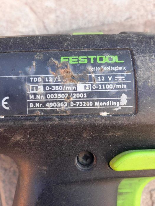 Винтоверт festool.