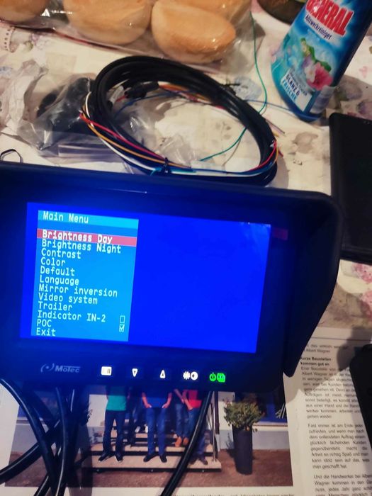 Vind display 12v nou info telefon