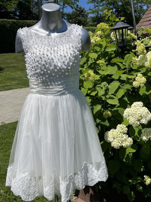 Rochie mireasa marime S, scurta