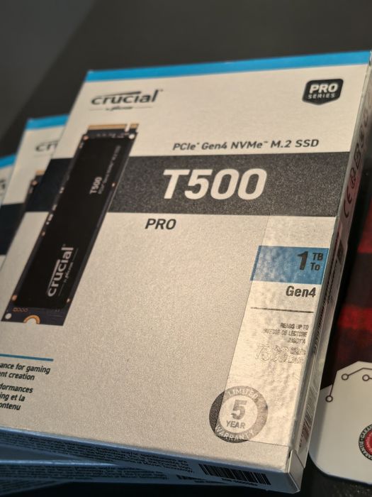 SSD NVMe 1TB DRAM PCle Gen4 m2 CRUCIAL T500 Pro, Kingston NV3 PC и PS5