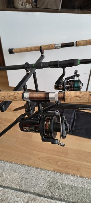 Шаранджийска стойка сигнализатори 3+1 и въдици