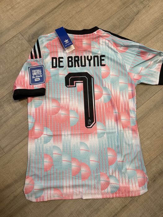 tricoud e fotbal adidas nationala Belgiei Kevin de bruyne 7 nou cu eticheta marime M