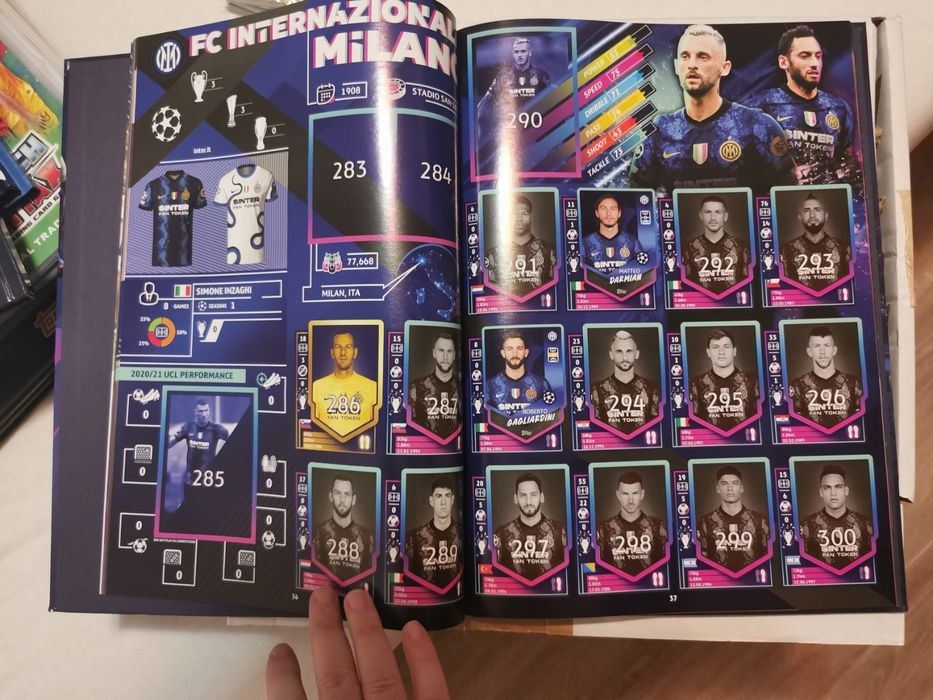 Album Topps UEFA Champions League 2021-2022 hardcover album