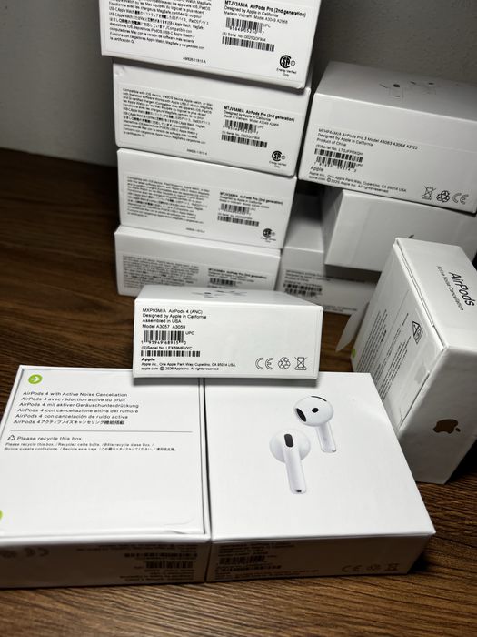 Airpods PRO 2/Gen4 2026 ANC sigilate noi angro