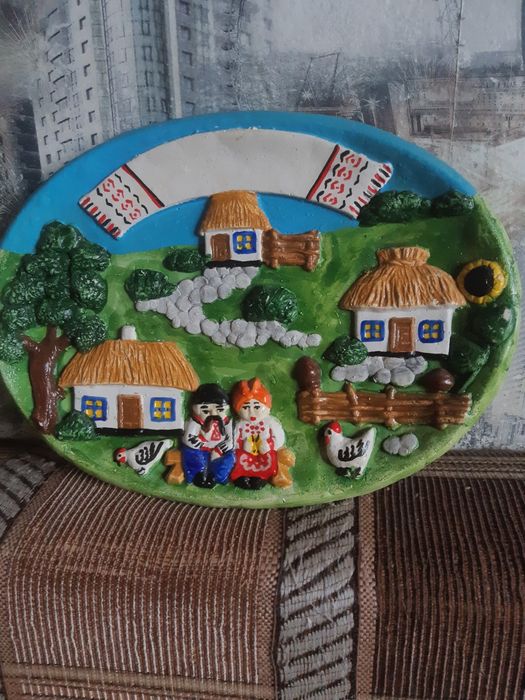 Глиняная картина