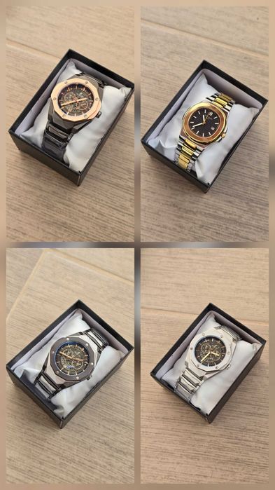Нови Качествени Часовници Hublot, Patek, Audemars Piguet, Rolex, Breitling, Richard Mille