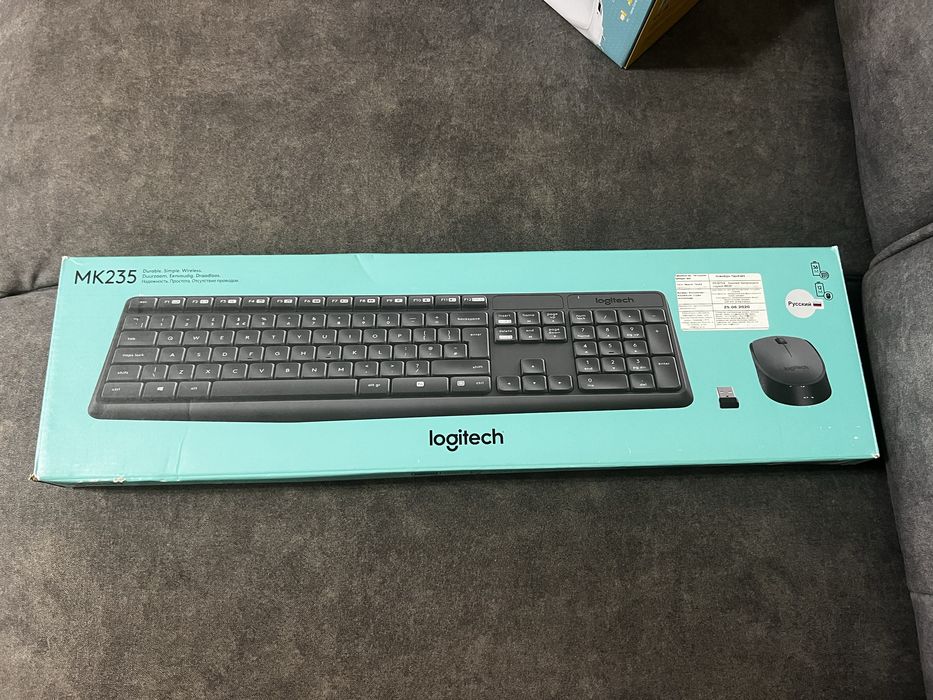 Клавиатура Logitech MK235 Wireless Combo черный