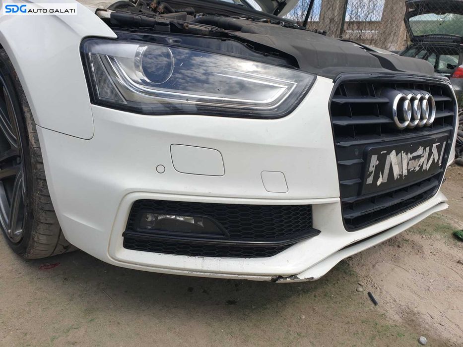 Grila cu Sigla Emblema de pe Bara Spoiler Fata Audi A4 B8 B8.5 Sline S-line Facelift 2012 - 2016 [C5434]