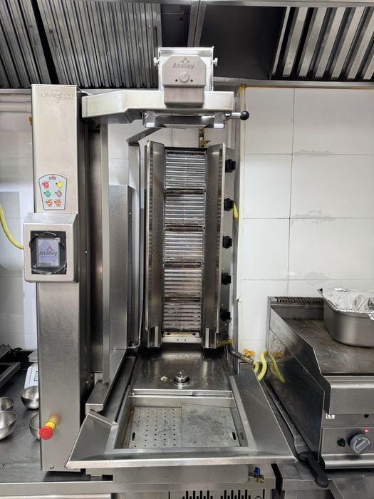 Robot Automat Shaorma,Grill8kw gaz Modular(italy), ap incalzit cartof