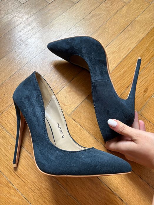 Pantofi Botinelli cu toc 12 cm