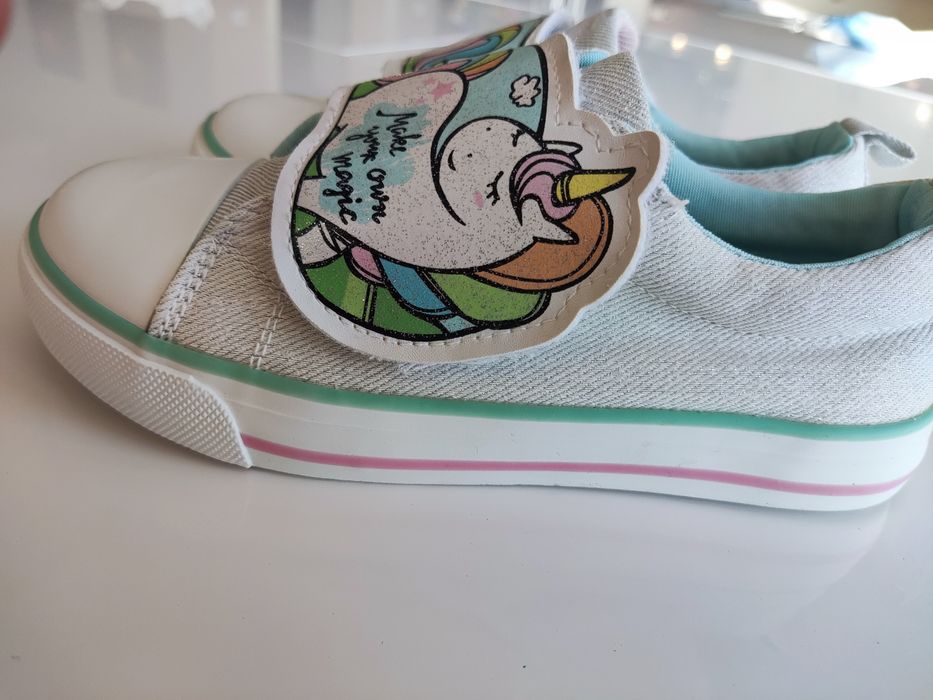 Сребристи детски гуменки