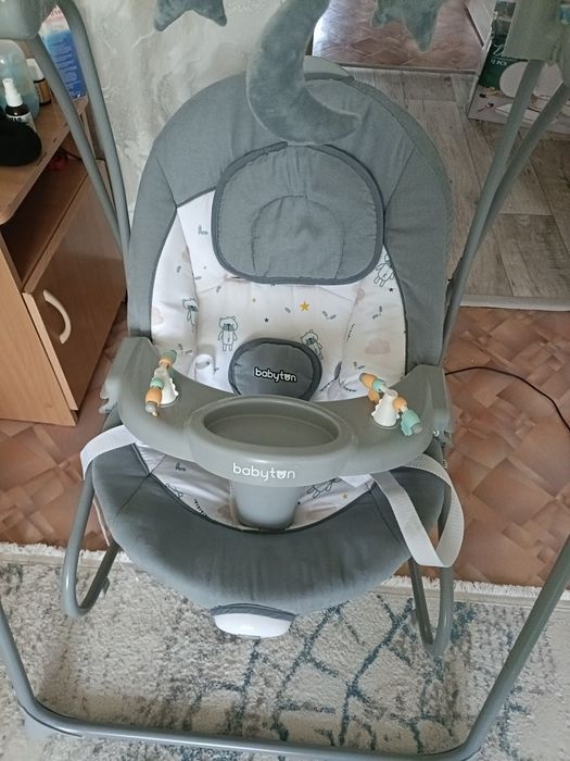 Продам электрокачелю, шезлонг