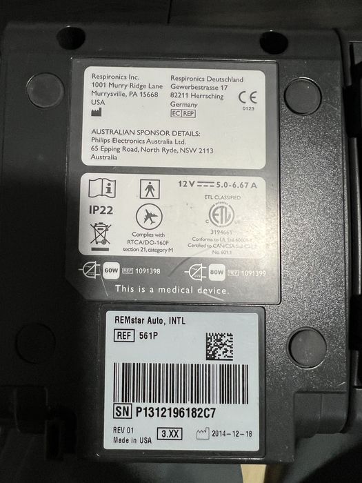 Aparat CPAP Philips Respironics