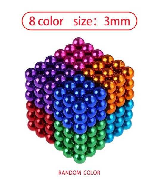 Магнитни топчета пъзел конструктор + карта ! 216 + 6 бр.  Модел МC8+6