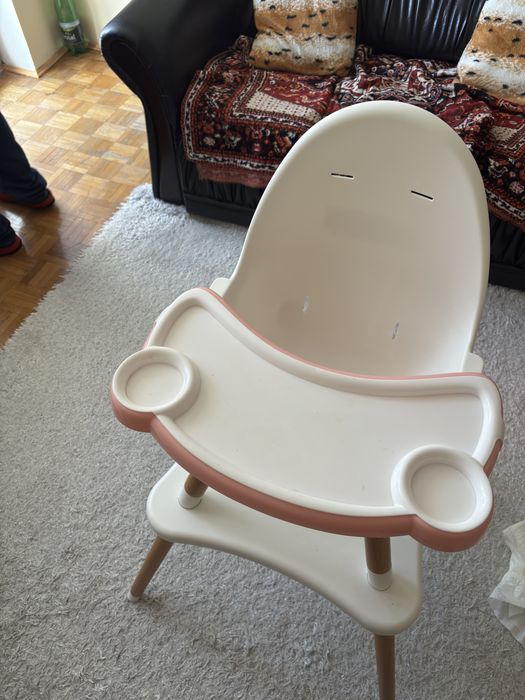 Scaun bebelusi roz 2 in 1