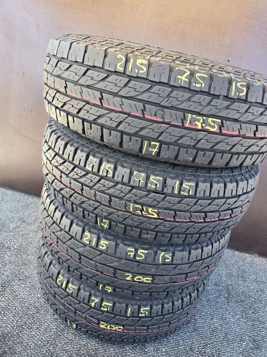 215 75 15 bridgestone m+s A/T
